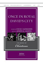 Once in Royal David's City SATB choral sheet music cover